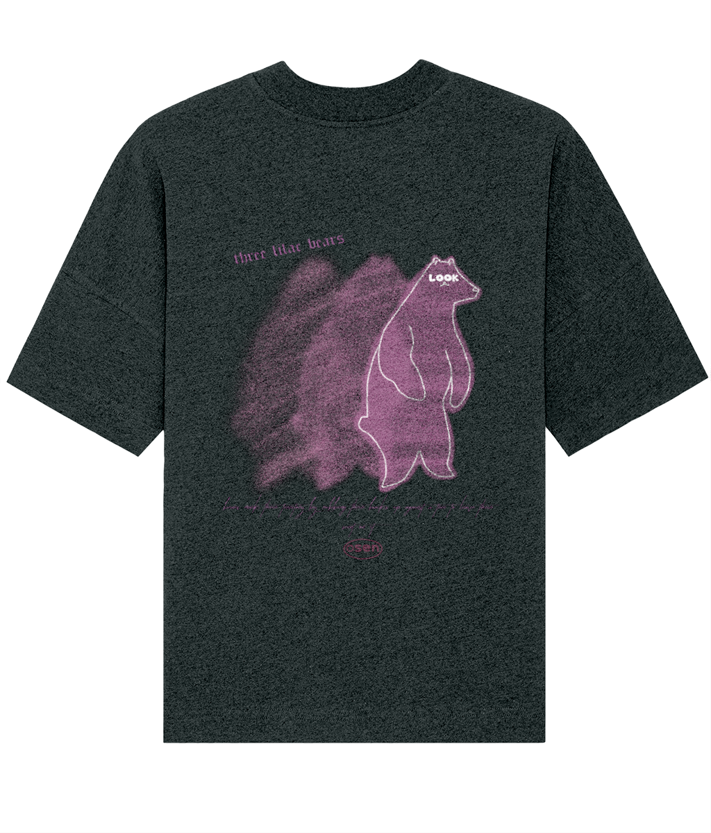 three lilac bears