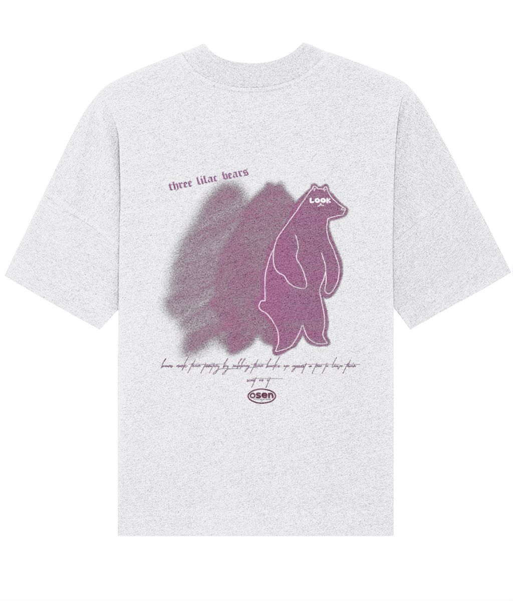 three lilac bears