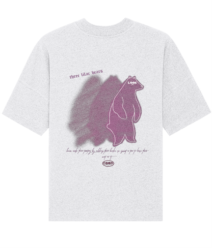 three lilac bears
